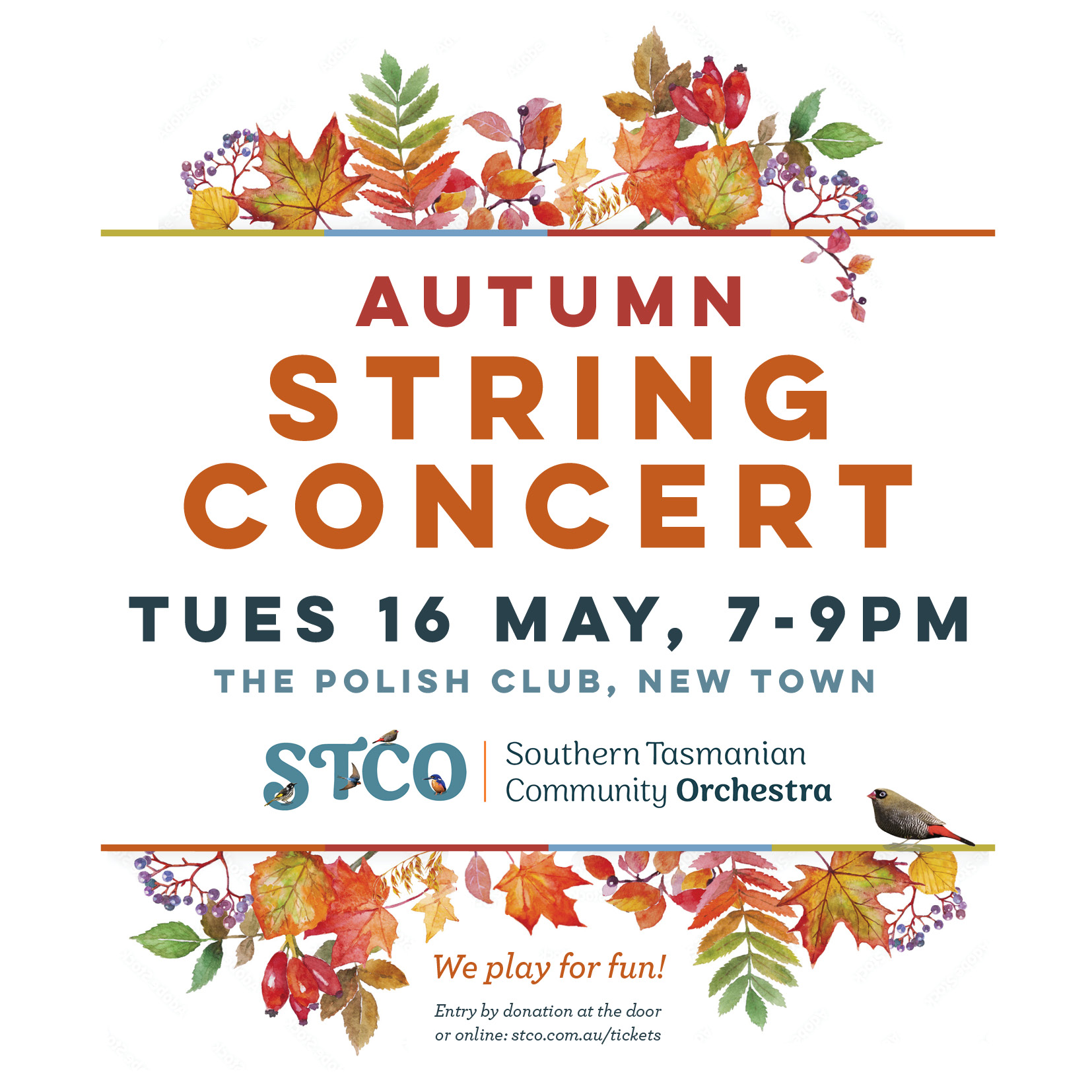 Read more about the article Tickets for the Southern Tasmanian Community Orchestra Concerts
